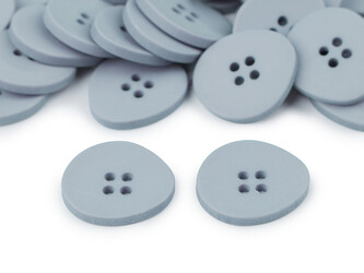 Knoflík velikost 40", 48" - 50 ks - 4 (48") modrošedá