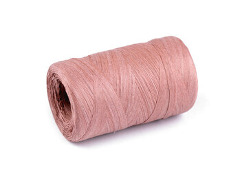 Lýko rafie k pletení tašek šíře 5-8 mm - 1 ks - 6 starorůžová Lýko rafie k pletení tašek šíře 5-8 mm - 1 ks - 6 starorůžová