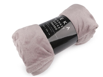 Deka mikroflanel 150x200 cm - 1 ks - 44 starorůžová sv.