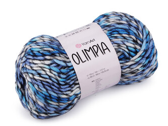 Pletací příze Olimpia 100 g - 1 ks - 4 (1407) modrá