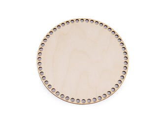 Dno na pletení / výrobu košíků Ø16 cm - 1 ks - přírodní sv.