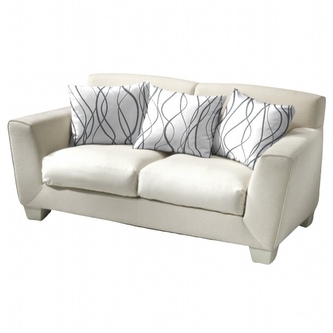 Dadka Povlak na polštář krep Vlny tmavě šedé na bílém 40x40 cm