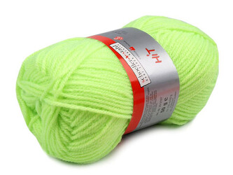 Pletací příze Hit 50 g - 1 ks - 6 (0033) zelená limetková neon