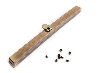 Rámeček na výrobu kabelky 19 cm vkládací - 1 ks - 2 staromosaz