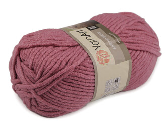 Pletací příze Merino bulky 100 g - 1 ks - 15 (3017) starorůžová