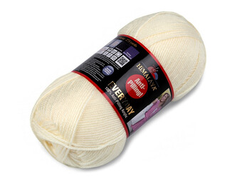 Pletací příze Everyday 100 g - 1 ks - 1 (70002) krémová světlá