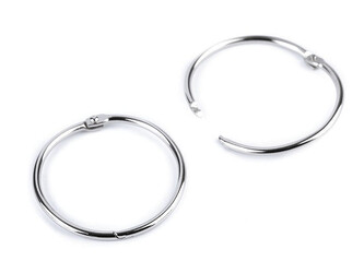 Rozpojovací / knihařský kroužek - 10 ks - 3 (Ø45 mm) nikl