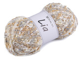 Pletací příze nopková Lia 100 g - 1 ks - 6 šedobéžová