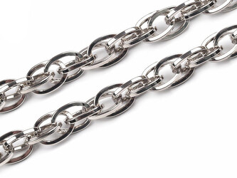 Řetízek na kabelky délka 120 cm - 1 ks - 1 nikl