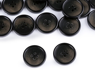 Knoflík s jemnou patinou velikost 24", 32", 36", 40" - 20 ks - 18 (32") béžová