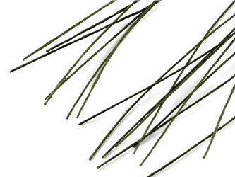 Floristický drát Ø1 mm, délka 60 cm - 330 ks - zelená