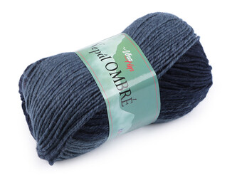 Pletací příze Nepál ombré 100 g - 1 ks - 6 (7408) modrá tmavá