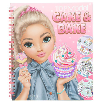 Omalovánka | Top Model CAKE & BAKE, Se samolepkami a úlohami