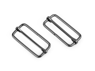 Posunovač na popruhy šíře 38 mm - 50 ks - 3 nikl černý