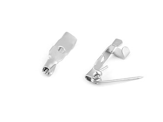 Brožový můstek 5x15 mm - 50 ks - platina
