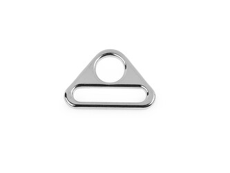 Trojúhelníkový kovový průvlek šíře 25 mm - 20 ks - 1 nikl