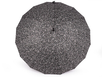 Dámský vystřelovací deštník - 1 ks - 8 (89 cm) černá