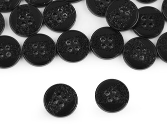 Knoflík laser velikost 24", 28", 32", 36" - 50 ks - 13 (24") černá