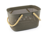 Plastový košík 18,5x28 cm - 1 ks - 10 zelená khaki