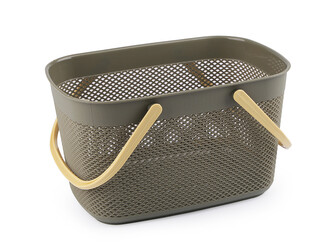 Plastový košík 18,5x28 cm - 1 ks - 10 zelená khaki