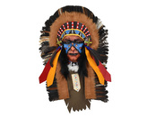 Závěsná dekorace Indiánský náčelník 60 cm - var. B