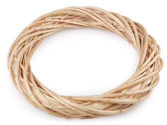 Proutěný věnec Ø40 cm - 1 ks - přírodní sv.