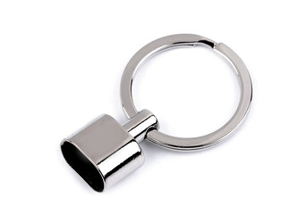 Kovová koncovka s kroužkem 8x14 mm - 10 ks - 1 nikl