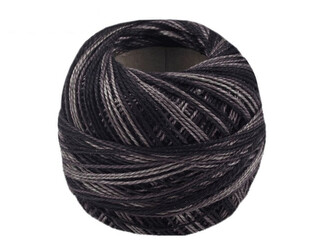 Vyšívací příze Perlovka ombré Niťárna - 10 ks - 99592 Anthracite