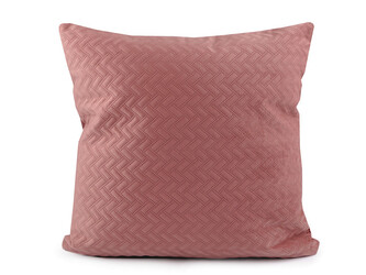 Povlak na polštář 45x45 cm - 1 ks - 3 starorůžová