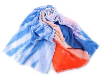 Šátek / šála 85x180 cm - 1 ks - 5 modrá