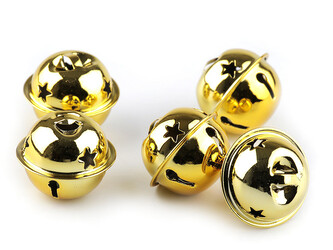 Rolničky Ø30 mm - 200 ks - 2 zlatá