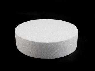 Dortový korpus / podstavec Ø20 cm polystyren - 1 ks - bílá