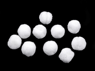 Bambulka Deluxe Ø15 mm - 100 ks - 1 bílá