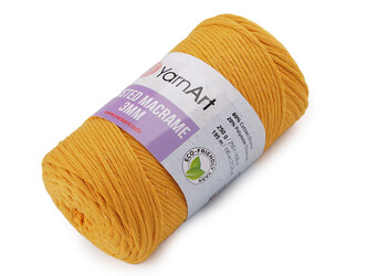 Pletací příze Twisted Macrame 250 g rozčesávací - 1 ks - 17 (796) hořčicová