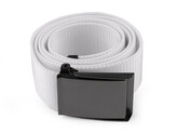 Pásek pružný šíře 3,8 cm unisex - 1 ks - 8 bílá