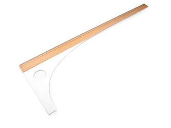 Krejčovský příložník délka 60 cm, 80 cm - 1 ks - 2 - 80 cm přírodní stř.