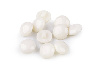 Knoflík barevný velikost 20" - 1000 ks - 1 smetanová