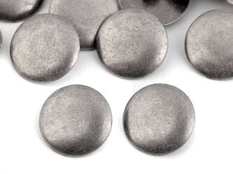 Kovový knoflík velikost 24", 28", 32" - 20 ks - 3 (32") nikl antik