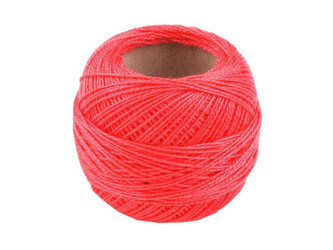 Vyšívací příze Perlovka Niťárna - 10 ks - 3262 Poppy Red