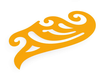 Křivítko ohebné - 1 ks - 2 (24,5 cm) oranžovožlutá