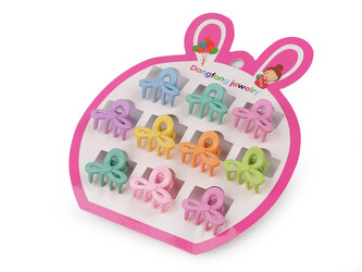 Skřipec do vlasů - 10 ks - 2 mix mašle