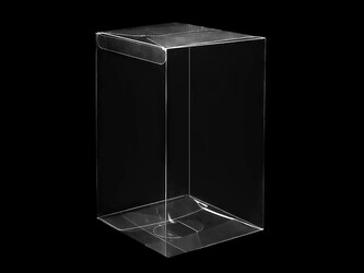 Plastová krabička - 50 ks - transparent