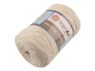 Pletací příze Macrame Cotton 250 g - 1 ks - 1 (753) béžová
