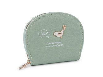 Dívčí peněženka 11x13 cm - 1 ks - 2 zelená pastelová sv.