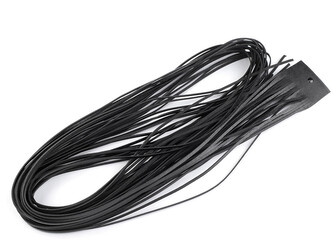 Kožený řemínek šíře 2 mm, 110 cm - 20 ks - 2 (1) černá