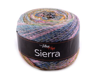 Pletací příze Sierra 150 g - 1 ks - 5 (7208) modrá světlá růžová