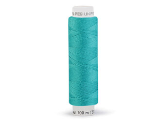 Polyesterové nitě Unipoly návin 100 m - 10 ks - 654 Blue Curacao