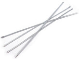 Výztuž do korzetu šíře 5 mm více délek - 20 ks - 3 30 cm stříbrná