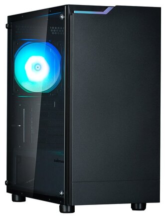 Zalman skříň T4 Plus / miniT / 1x120mm fan ARGB / USB 2.0 / USB 3.0 / tvrzené sklo / černá