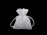 Dárkový pytlík 10x13 cm - 10 ks - 1 bílá